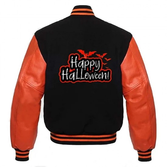 Happy Halloween Letterman Jacket Happy Halloween Letterman Jacket