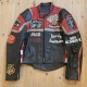 Harley Davidson & The Marlboro Man Vintage Racing Armored Leather Jacket Harley Davidson & The Marlboro Man Vintage Racing Armored Leather Jacket