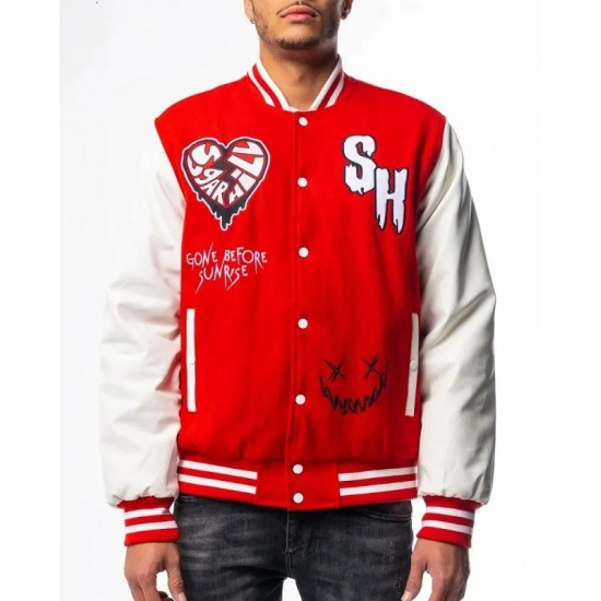 Heart Break Letterman Varsity Jacket Heart Break Letterman Varsity Jacket