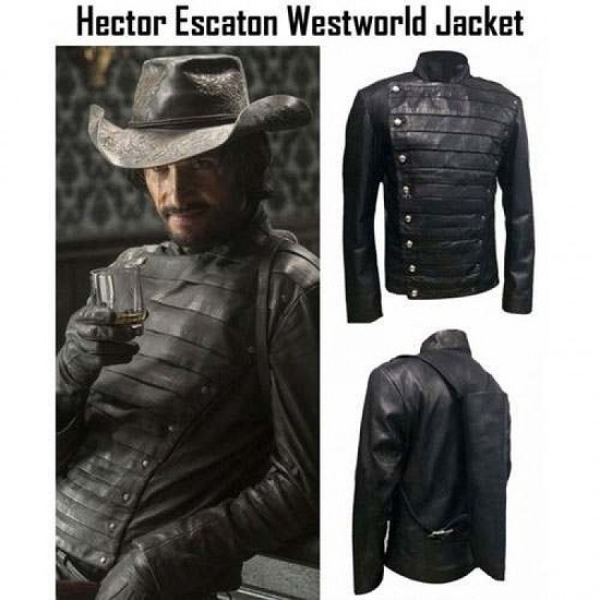 Hector Escaton Westworld Rodrigo Santoro Leather Jacket Hector Escaton Westworld Rodrigo Santoro Leather Jacket