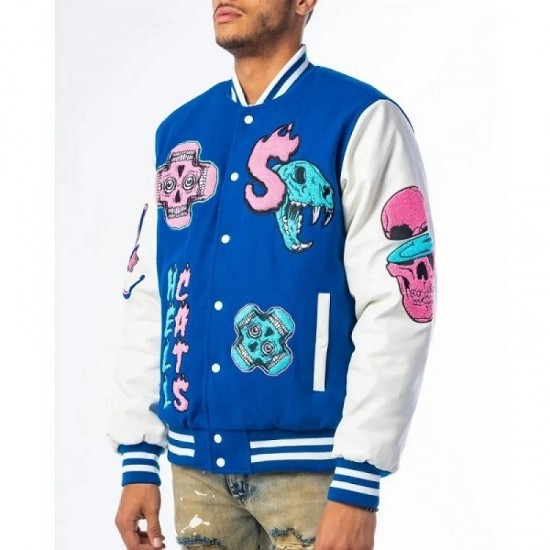 HellCats Letterman Blue Varsity Jacket HellCats Letterman Blue Varsity Jacket
