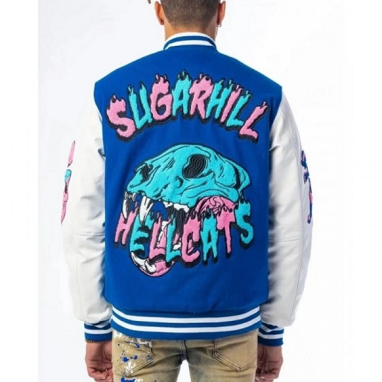 HellCats Letterman Blue Varsity Jacket HellCats Letterman Blue Varsity Jacket