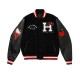Hello Kitty Apples Wool Black Varsity Jacket Hello Kitty Apples Wool Black Varsity Jacket