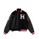 Hello Kitty Apples Wool Black Varsity Jacket Hello Kitty Apples Wool Black Varsity Jacket