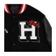 Hello Kitty Apples Wool Black Varsity Jacket Hello Kitty Apples Wool Black Varsity Jacket