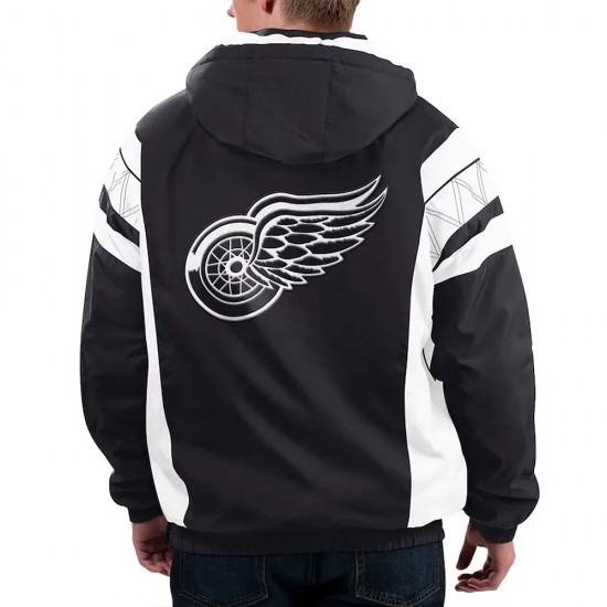 Home Team Detroit Red Wings Half-Zip Hoodie Jacket Home Team Detroit Red Wings Half-Zip Hoodie Jacket