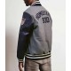 Homestead Grays Navy and Gray Varsity Jacket Homestead Grays Navy and Gray Varsity Jacket