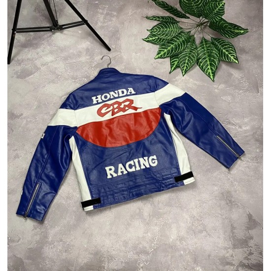 Honda CBR Leather Biker Jacket Honda CBR Leather Biker Jacket