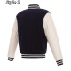 Houston Astros White and Navy Blue Varsity Jacket