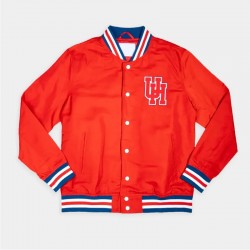 Houston Cougars Vintage UH Athletic Red Bomber Jacket