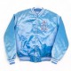 Houston Oilers 80’s Light Blue Satin Jacket