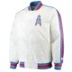 Houston Oilers Throwback D-Line Varsity Satin Jacket