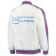 Houston Oilers Throwback D-Line Varsity Satin Jacket