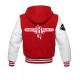Houston Rockets NBA Varsity Red and White Jacket Houston Rockets NBA Varsity Red and White Jacket
