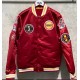 Houston Rockets Red Satin Jacket Houston Rockets Red Satin Jacket