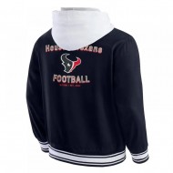 Houston Texans Navy Cotton Hooded Jacket