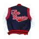 Howard University The Mecca Varsity Blue and White Jacket
