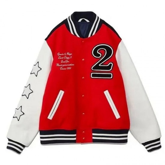 Human Made X Undercover Last Orgy 2 Red Wool Varsity Jacket Human Made X Undercover Last Orgy 2 Red Wool Varsity Jacket
