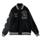 Human Made X Undercover Last Orgy 2 Wool Black Varsity Jacket Human Made X Undercover Last Orgy 2 Wool Black Varsity Jacket