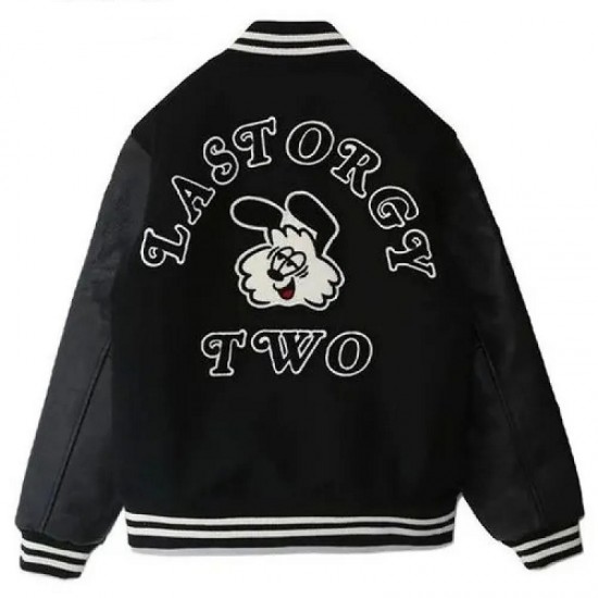 Human Made X Undercover Last Orgy 2 Wool Black Varsity Jacket Human Made X Undercover Last Orgy 2 Wool Black Varsity Jacket