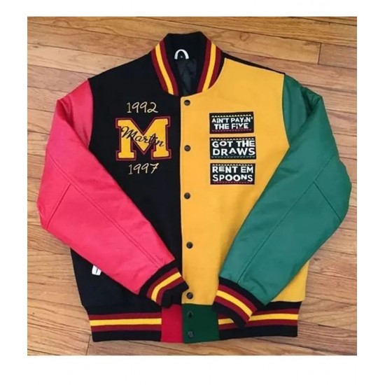 Hustle Man Tri Color Jacket Hustle Man Tri Color Jacket