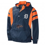 Impact Detroit Tigers Half-Zip Hoodie Jacket