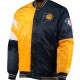 Indiana Pacers Starter Satin Yellow and Blue Jacket Indiana Pacers Starter Satin Yellow and Blue Jacket