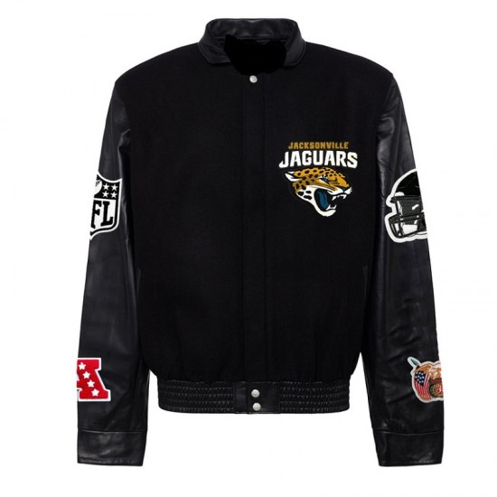 Jacksonville Jaguars Black Varsity Jacket Jacksonville Jaguars Black Varsity Jacket