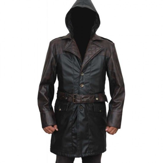 Jacob Frye Assassin’s Creed Syndicate Leather Coat Hoodie Coat Costume Halloween Outfit Jacob Frye Assassin’s Creed Syndicate Leather Coat Hoodie Coat Costume Halloween Outfit