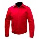 James Dean Rebel Without a Cause Jim Stark Men's Red Cordura Jacket James Dean Rebel Without a Cause Jim Stark Men's Red Cordura Jacket