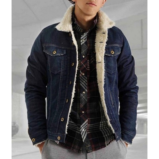 James Parker The 13th Shearling Denim Jacket James Parker The 13th Shearling Denim Jacket
