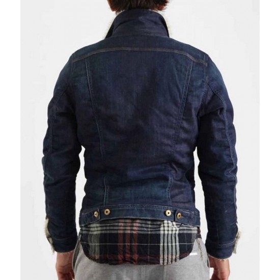 James Parker The 13th Shearling Denim Jacket James Parker The 13th Shearling Denim Jacket