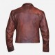 Jason Momoa Justice League Aquaman Distressed Brown Leather Jacket