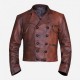 Jason Momoa Justice League Aquaman Distressed Brown Leather Jacket