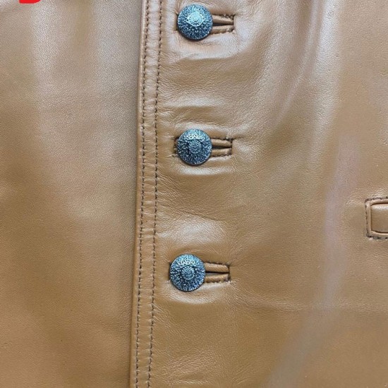 John Wayne Brown Leather Vest