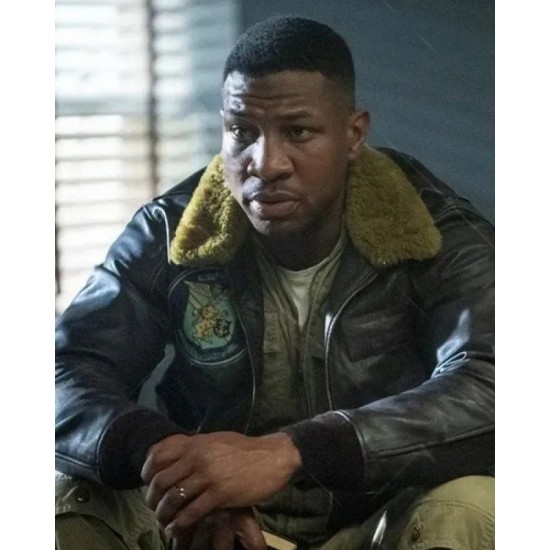 Jonathan Majors Devotion 2022 Leather Jacket Jonathan Majors Devotion 2022 Leather Jacket