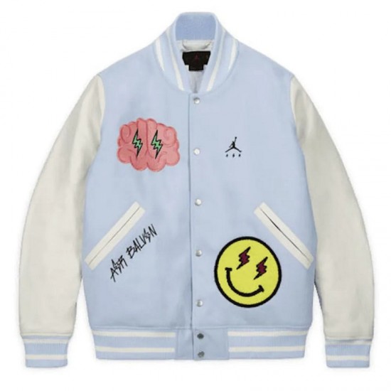 Jordan J Balvin Varsity Jacket Jordan J Balvin Varsity Jacket