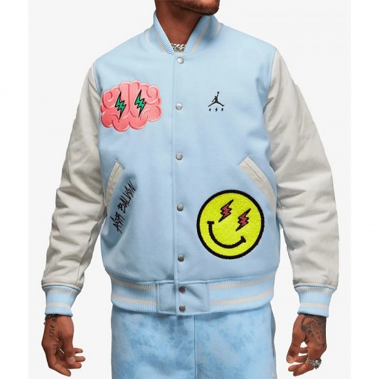 Jordan J Balvin Varsity Jacket Jordan J Balvin Varsity Jacket