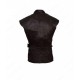 Joshua Sasse Galavant Brown Leather Vest Joshua Sasse Galavant Brown Leather Vest