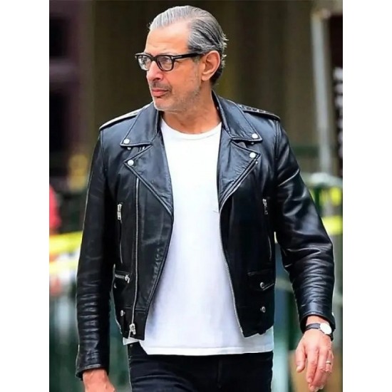 Jurassic World Dominion Jeff Goldblum Leather Jacket Jurassic World Dominion Jeff Goldblum Leather Jacket
