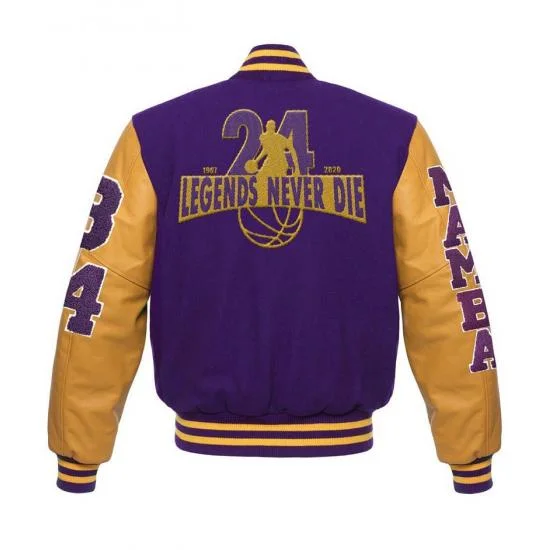 Mamba 84 Los Angeles Lakers Letterman Jacket