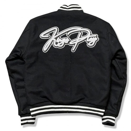 KP University Varsity Black Jacket KP University Varsity Black Jacket