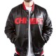 Kansas City Chiefs Black Satin Jacket Kansas City Chiefs Black Satin Jacket