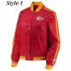 Kansas City Chiefs Starter Red Satin Jacket Kansas City Chiefs Starter Red Satin Jacket