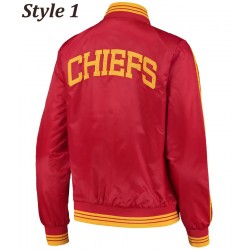 Kansas City Chiefs Starter Red Satin Jacket