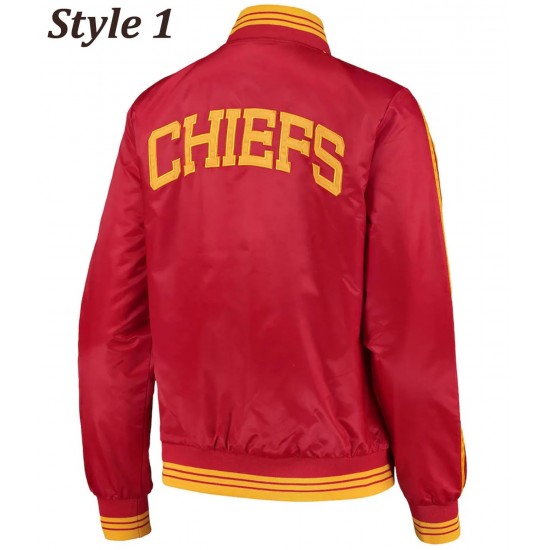 Kansas City Chiefs Starter Red Satin Jacket Kansas City Chiefs Starter Red Satin Jacket