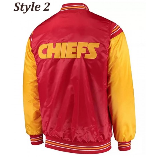 Kansas City Chiefs Starter Red Satin Jacket Kansas City Chiefs Starter Red Satin Jacket