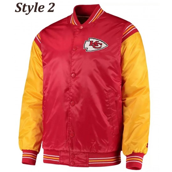 Kansas City Chiefs Starter Red Satin Jacket Kansas City Chiefs Starter Red Satin Jacket