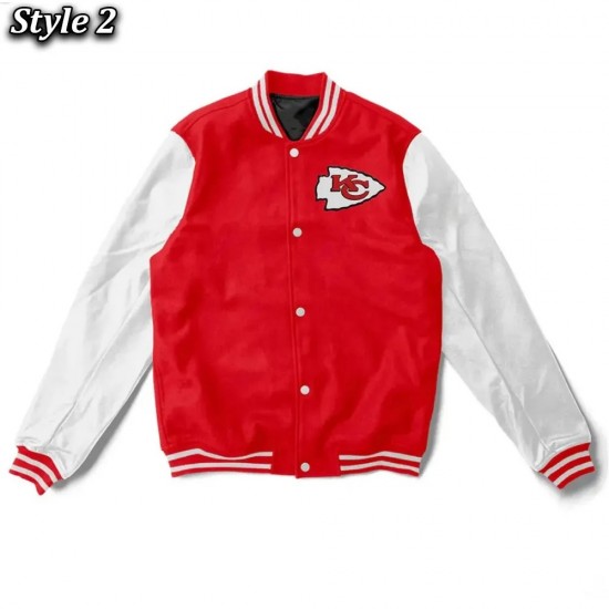 Kansas City Chiefs Super Bowl Red and White Jacket Kansas City Chiefs Super Bowl Red and White Jacket