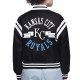 Kansas City Royals Printed Logo Varsity Satin Jacket Kansas City Royals Printed Logo Varsity Satin Jacket